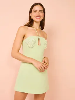 Rachel Gilbert Lucie Mini Dress In Seafoam Size 2 / AU 10  for rent on The Volte - image 5