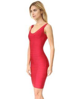 Hervé Léger Scoop Neck Dress for rent on The Volte - image 2