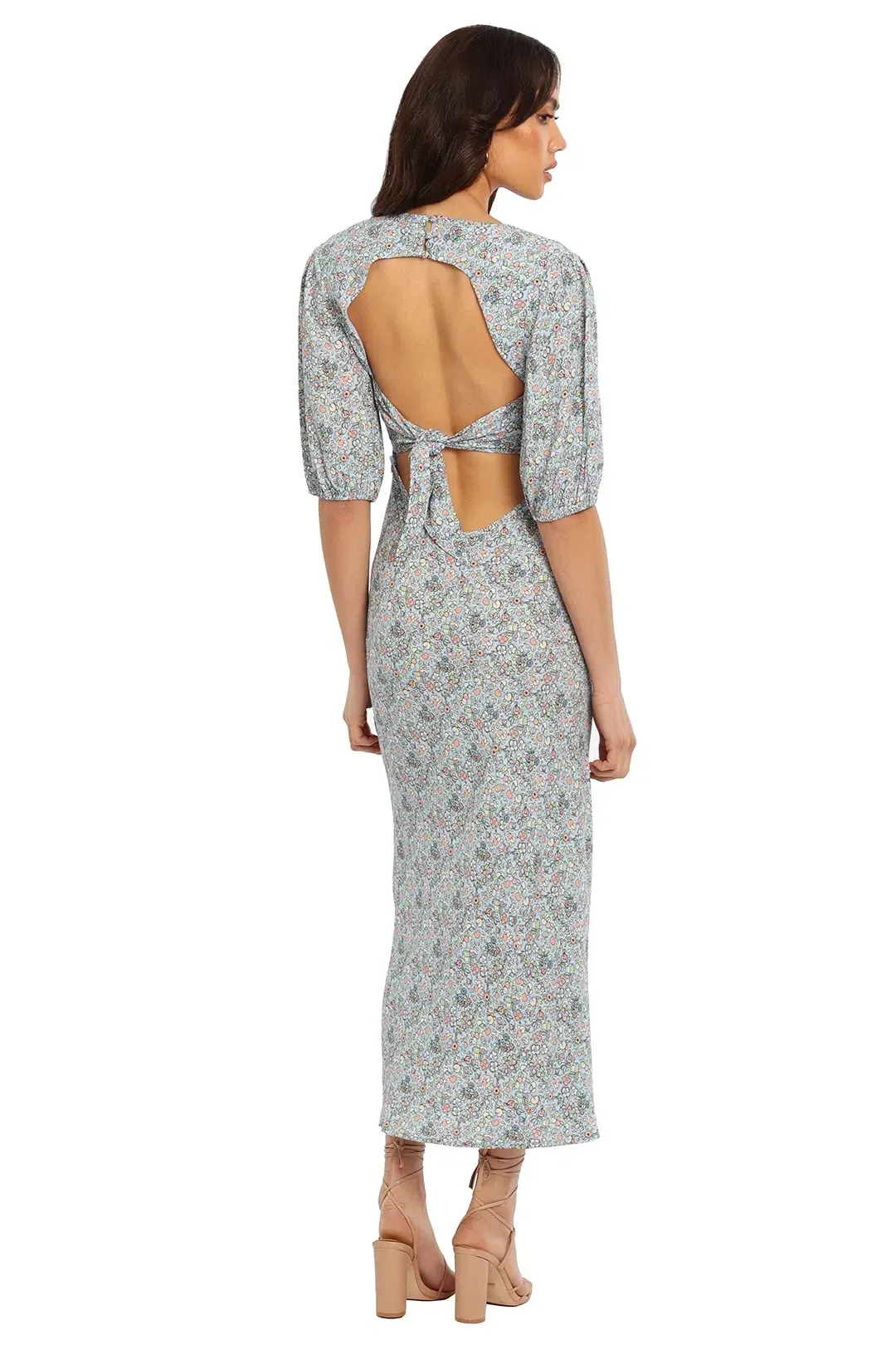 Rixo London Steph Midi Dress Floral Size 14 for rent on The Volte - main image