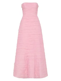 Aje Soundscape Maxi Dress in Chalk Pink Size AU 6 for rent on The Volte - image 4