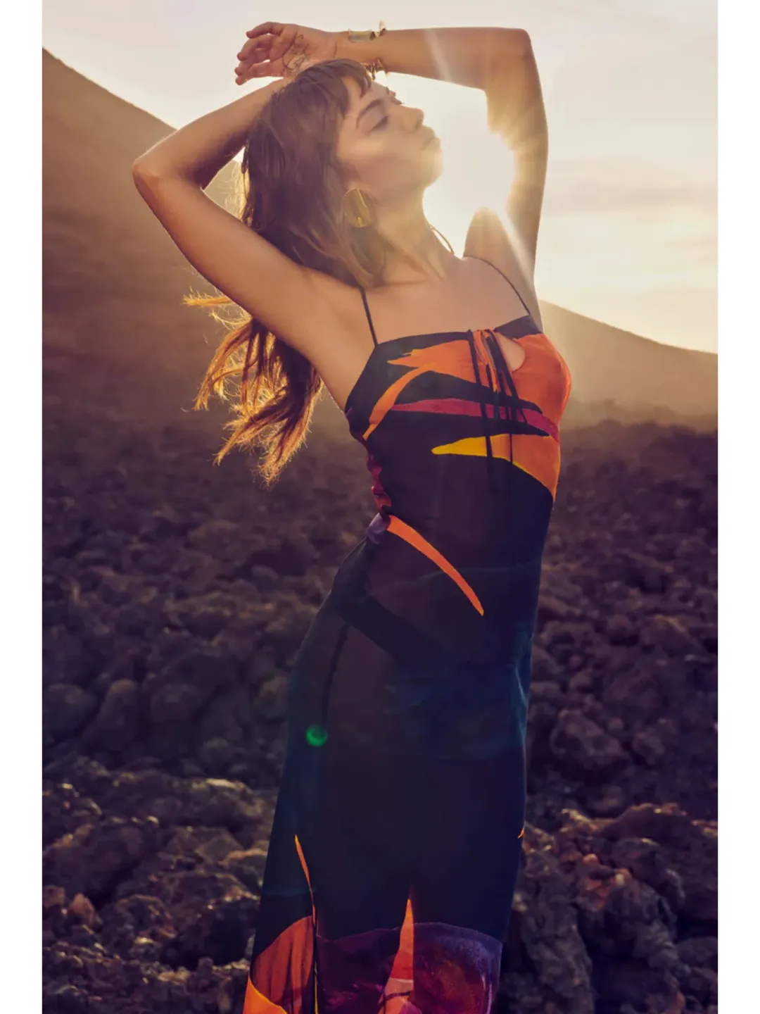 Rat & Boa Calypso Dress Bird of Paradise Print Size Small / AU 8 for rent on The Volte - main image