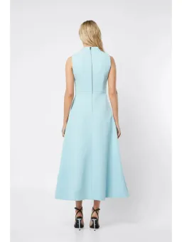 Mossman Cosmic Maxi Dress Mist Blue Size AU 8 for rent on The Volte - image 4