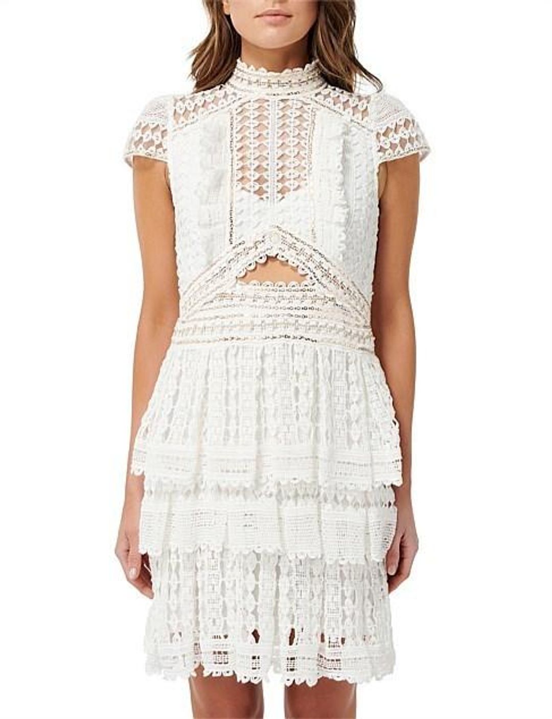 Thurley Tropic Of Capricorn Dress Ivory White Size 6 for rent on The Volte - main image