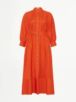 Sheike Piper Dress  in Tangerine Size 16 for rent on The Volte - image 4