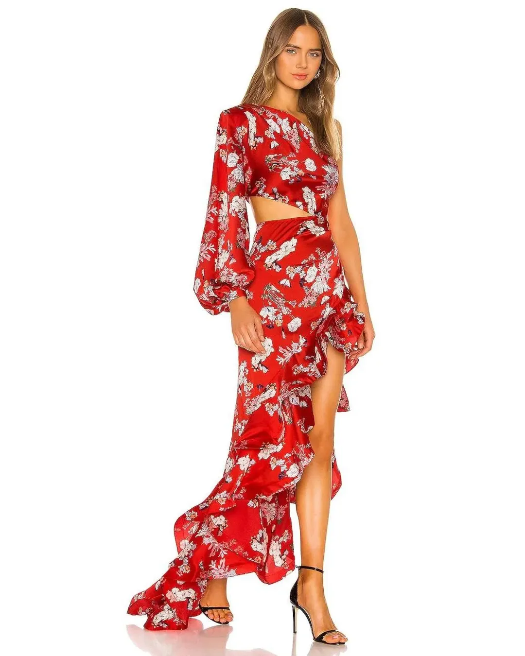 Bronx and Banco Tokio Gown Red Size 10 for rent on The Volte - main image