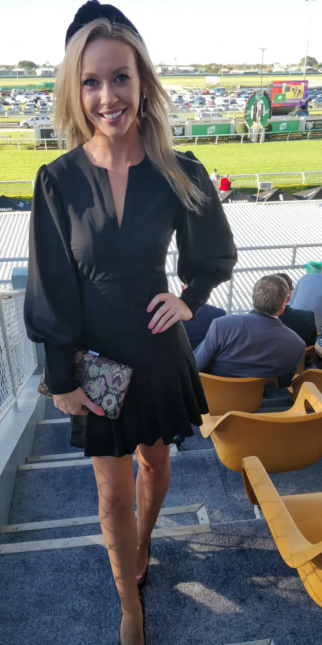 Mossman Overexposed Dress Black Size 6 for rent on The Volte - main image