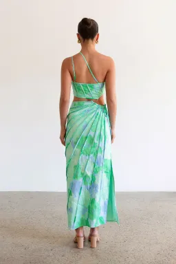 Sabo Zaco Jaliyah Dress Blue Gerbera Multi Size Medium/AU 10 for rent on The Volte - image 3