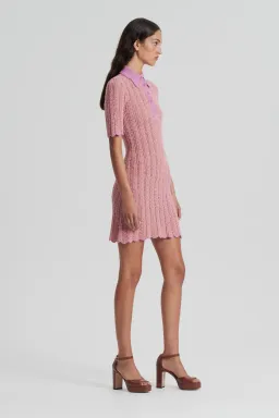 Scanlan Theodore Knit Shirt Dress Pink Size XS/ AU 8 for rent on The Volte - image 6