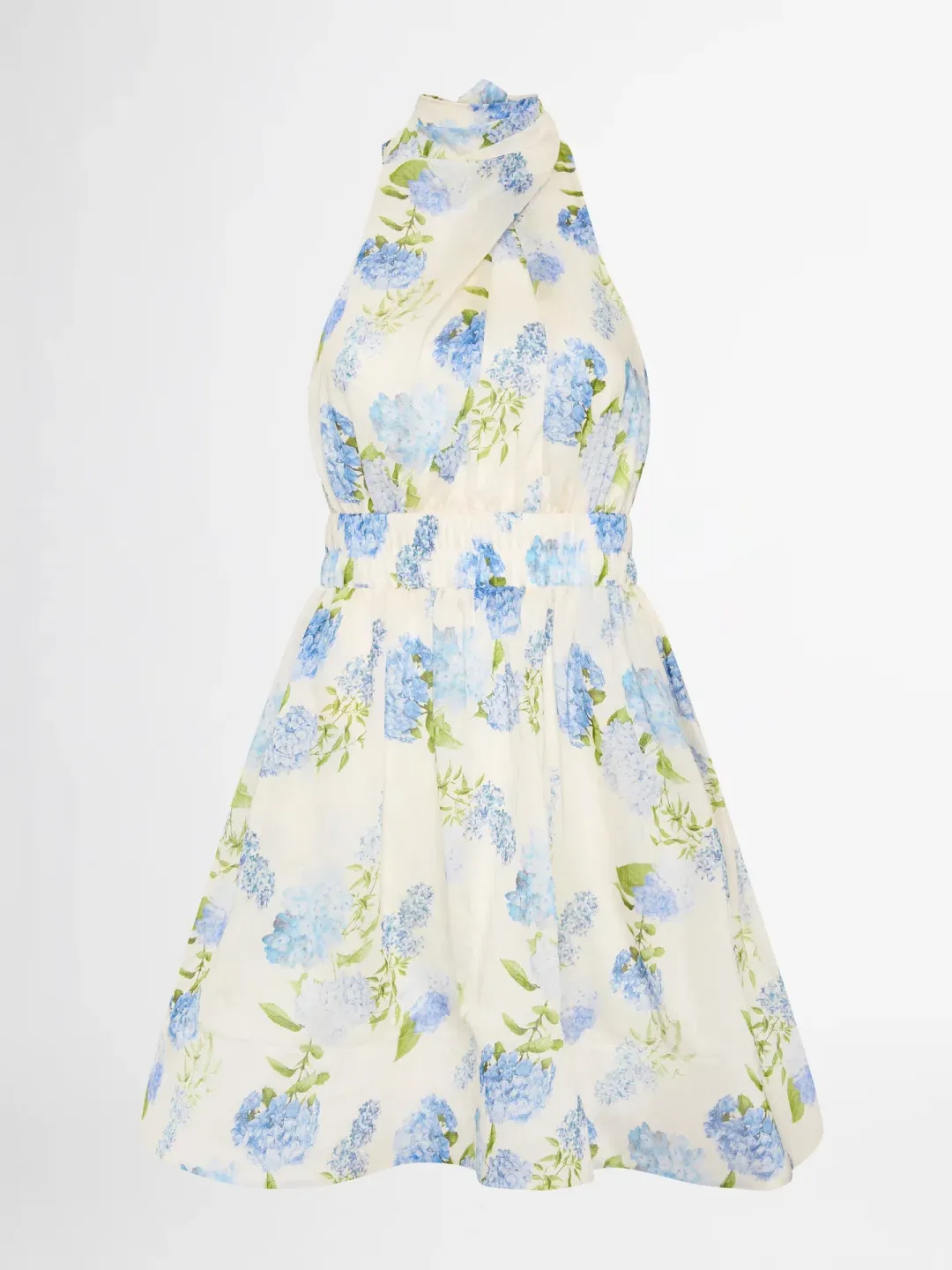 Sheike Blue Bell Mini Dress Floral Size 14 for rent on The Volte - main image