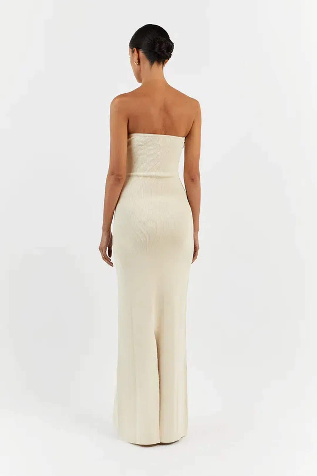 Dissh Veronica Bandeau Maxi Dress Butter Size M / AU 10 for rent on The Volte - main image