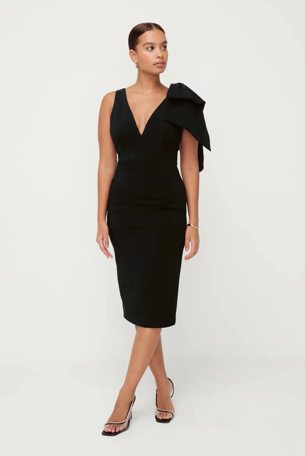 Sheike Imagination Dress Black Size 16 for rent on The Volte - main image