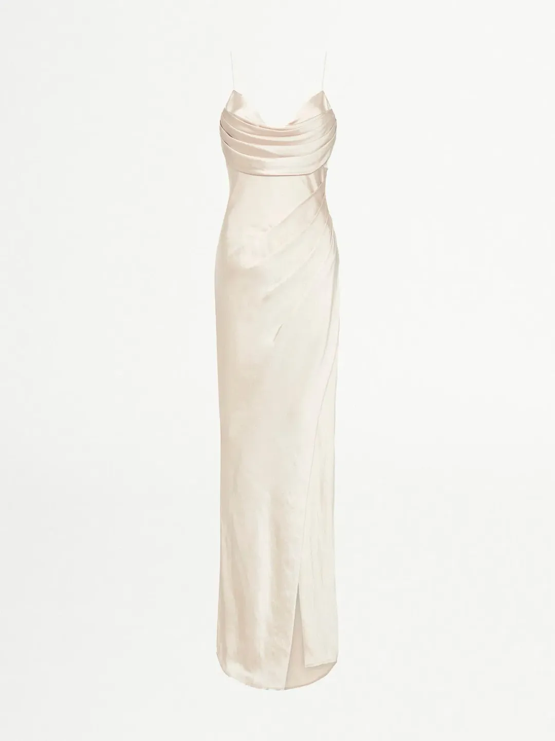 Sheike Bella Dress in Oyster Size 16 for rent on The Volte - main image