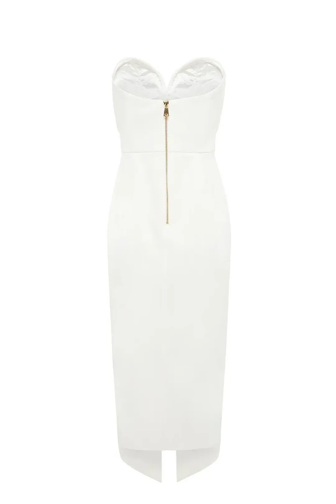 Sheike Scandal Dress White Size 14  for rent on The Volte - main image