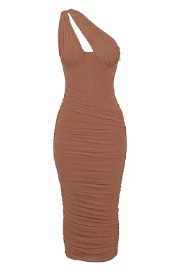 House of CB Valentina Dress in Brown Size 10 for rent on The Volte - image 5