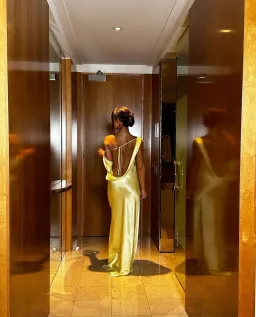 Hansen and Gretel Emmery Dress Lemon Size XS / AU 6 for rent on The Volte - image 5