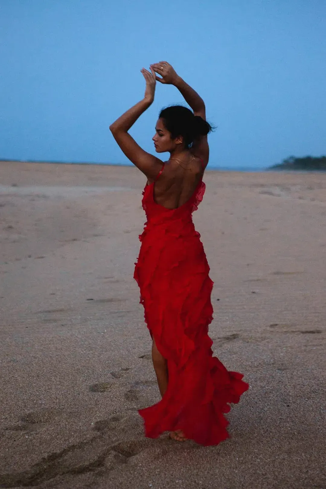 Rat and Boa Cecelia Dress Red Size M/AU 10 for rent on The Volte - main image