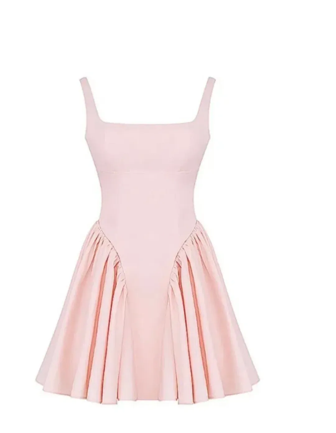 House of CB Florianne Bow Mini Dress in Soft Peach Size XS / AU 6 for rent on The Volte - main image