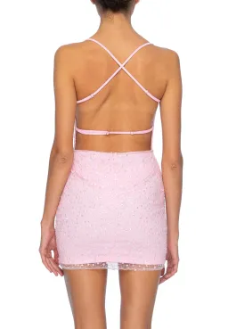 Dyspnea Paris Circa 2004 Mini Dress Pink Size 10 for rent on The Volte - image 3