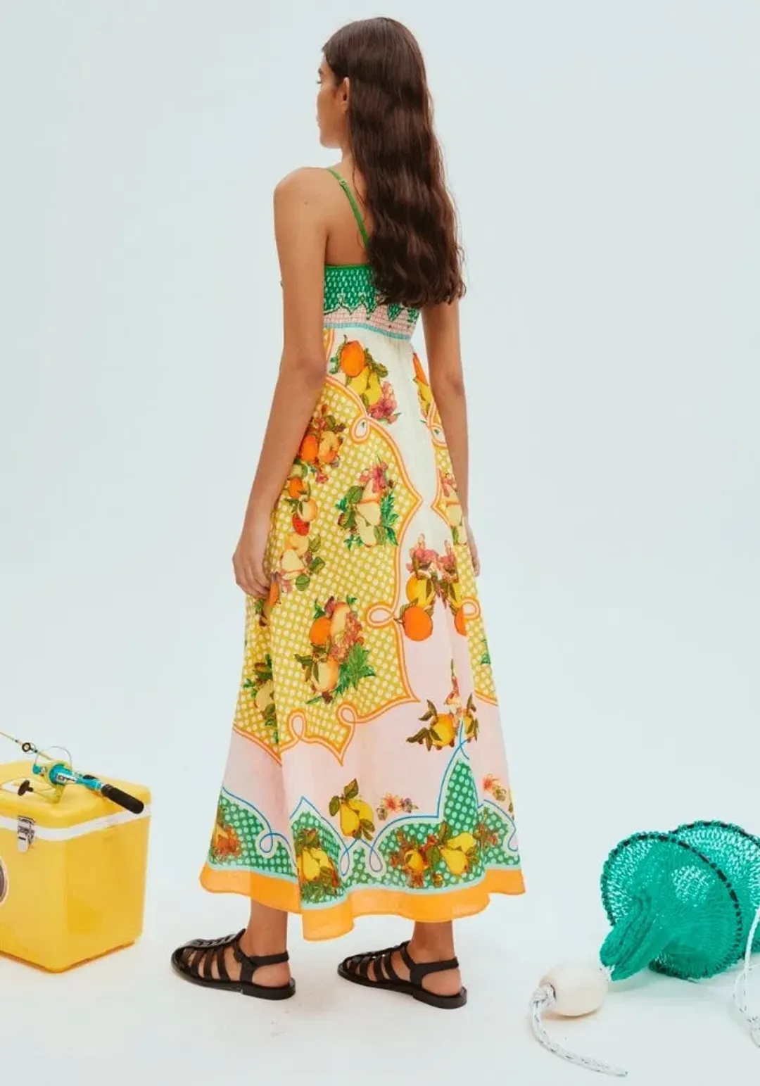 Alemais Lemonis Sundress Multi Print Size 12  for rent on The Volte - main image