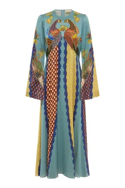 Alemais Gilly Flare Sleeve Dress Multi Size 14 for rent on The Volte - image 3