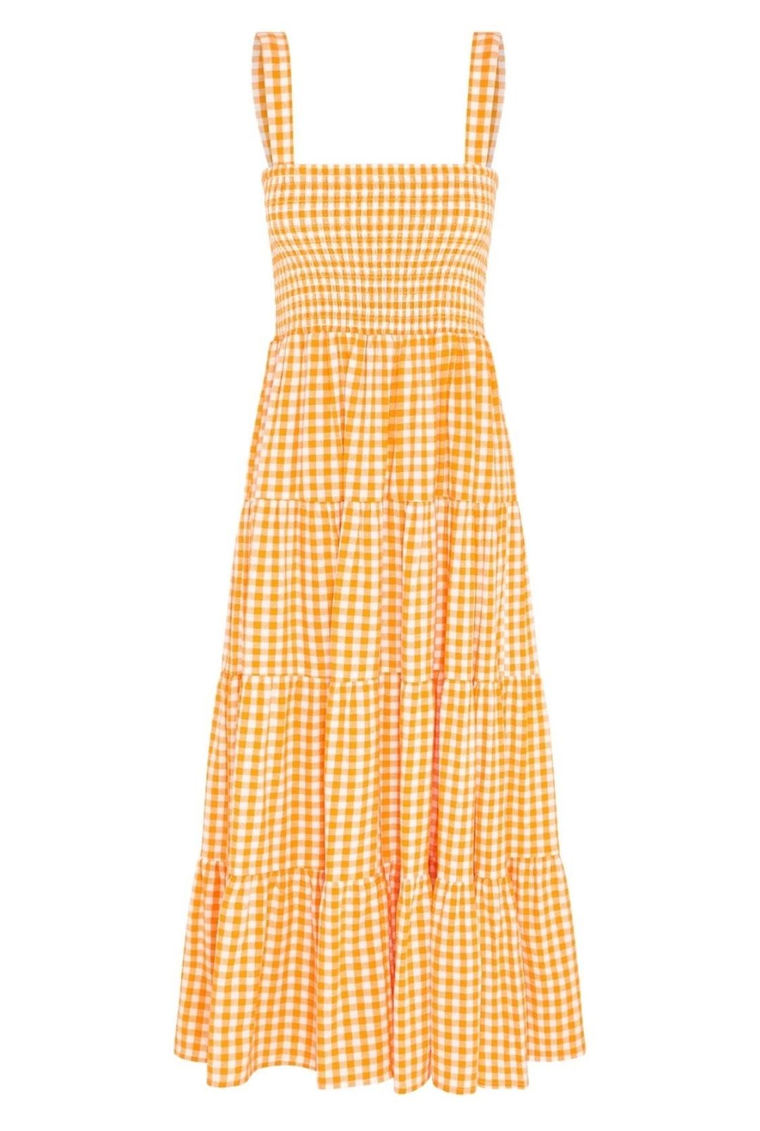 Savannah Dress (apricot) for rent on The Volte - main image