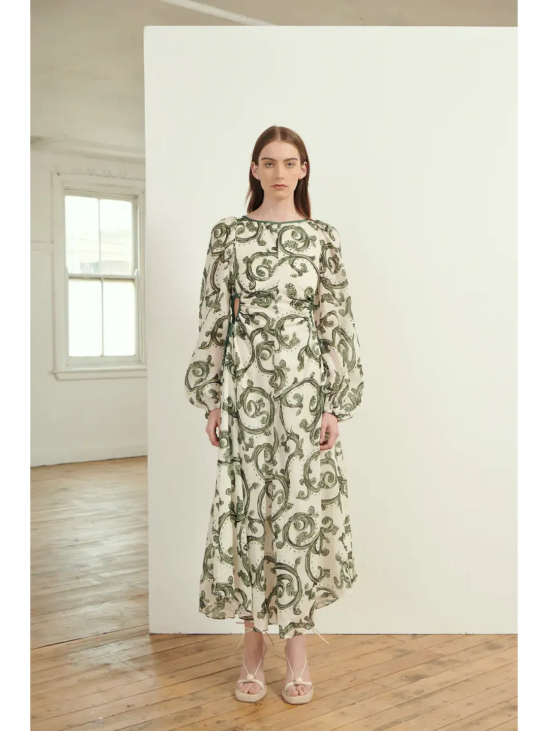 Kate Ford Zelie Cut Out Dress in Valentina Size AU 4 for rent on The Volte - main image