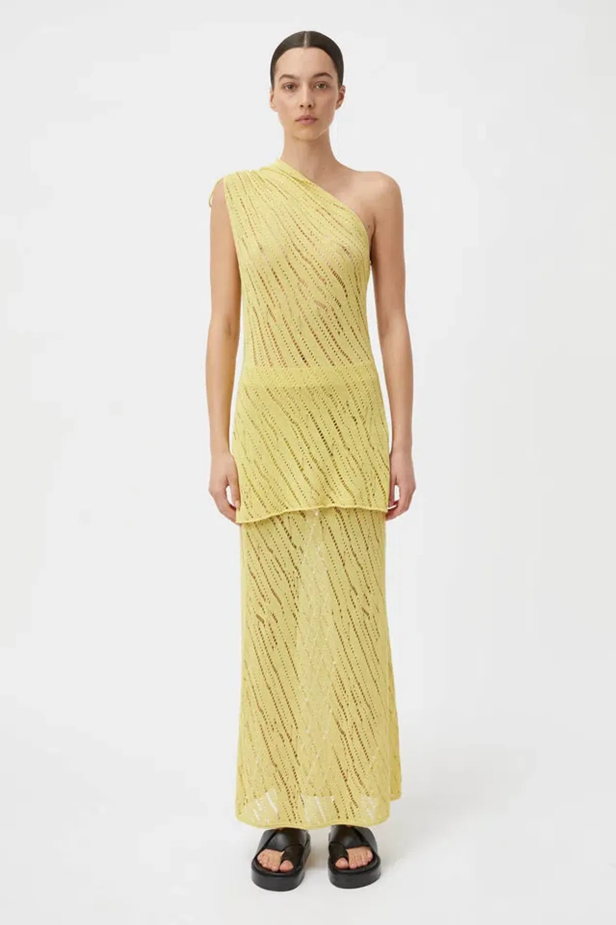 Camilla and Mark Clover Knit Set Yellow Size 10/M for rent on The Volte - main image