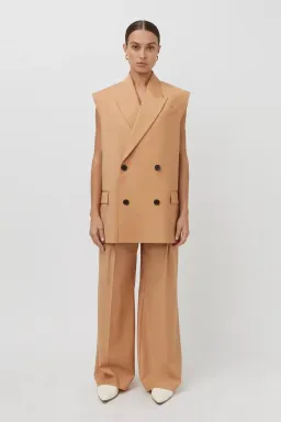 Camilla & Marc Renata Vest Size 8 and Pants Rosewood Pink Size 10  for rent on The Volte - image 1