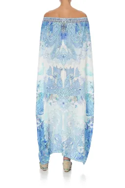 Camilla Cali Dreaming Kaftan Blue Print One Size for rent on The Volte - image 4