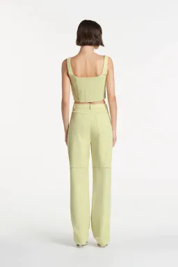 Sir the Label Set - Esther Structured Bodice & Pants Set in Pistachio Size 1 / AU 8 for rent on The Volte - image 2