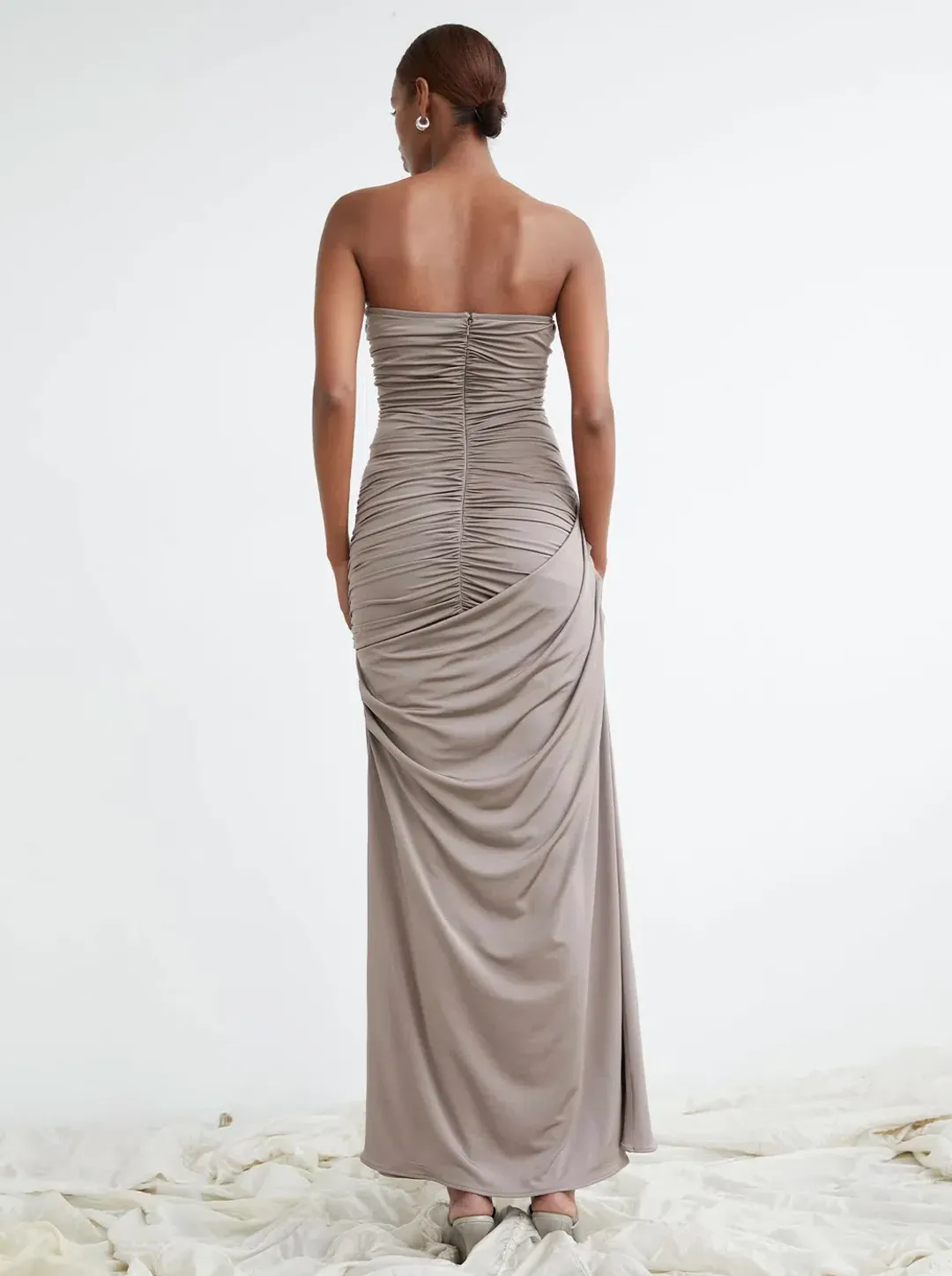 Paris Georgia Val Dress Concrete Size 8 for rent on The Volte - main image