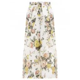 Zimmermann Zippy Wrap Bodice & Crop Flare Set Floral Size 1 / AU 10 for rent on The Volte - image 5