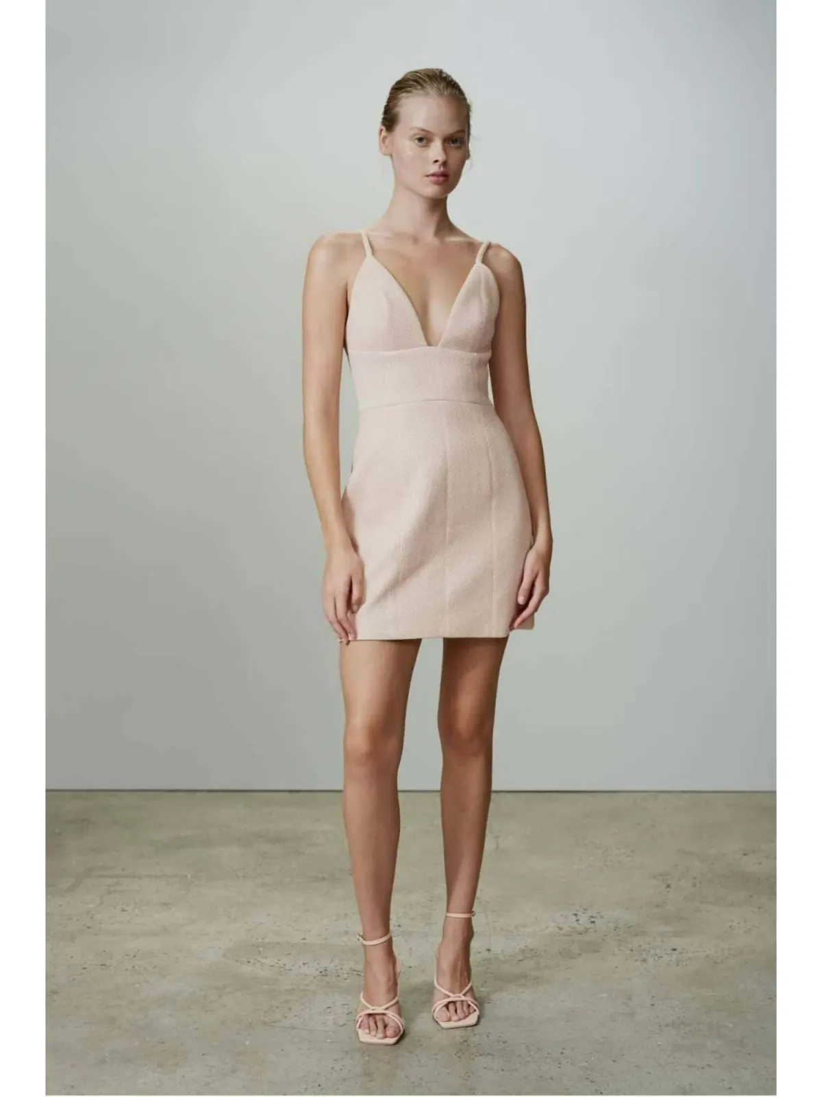 Manning Cartel French Kiss Mini Dress in Pink Size AU 8 for rent on The Volte - main image