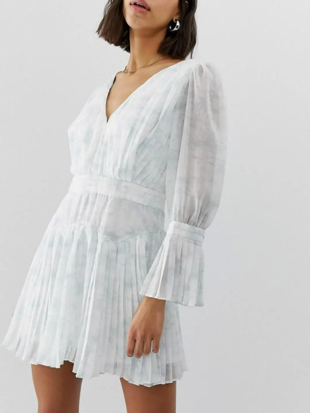 Stevie May Sky Settlement Mini Dress in Multi Size AU 8  for rent on The Volte - main image