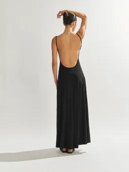One Mile the Label Sammy Maxi Dress in Black Size AU 8 for rent on The Volte - image 3