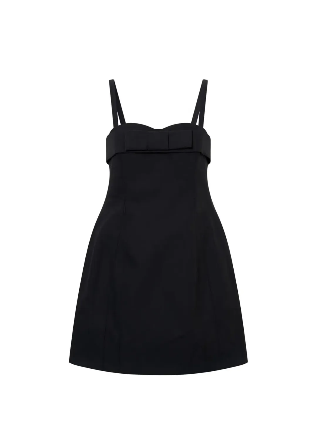 Oroton Bodice Detail Mini Dress Black Size AU 8 for rent on The Volte - main image