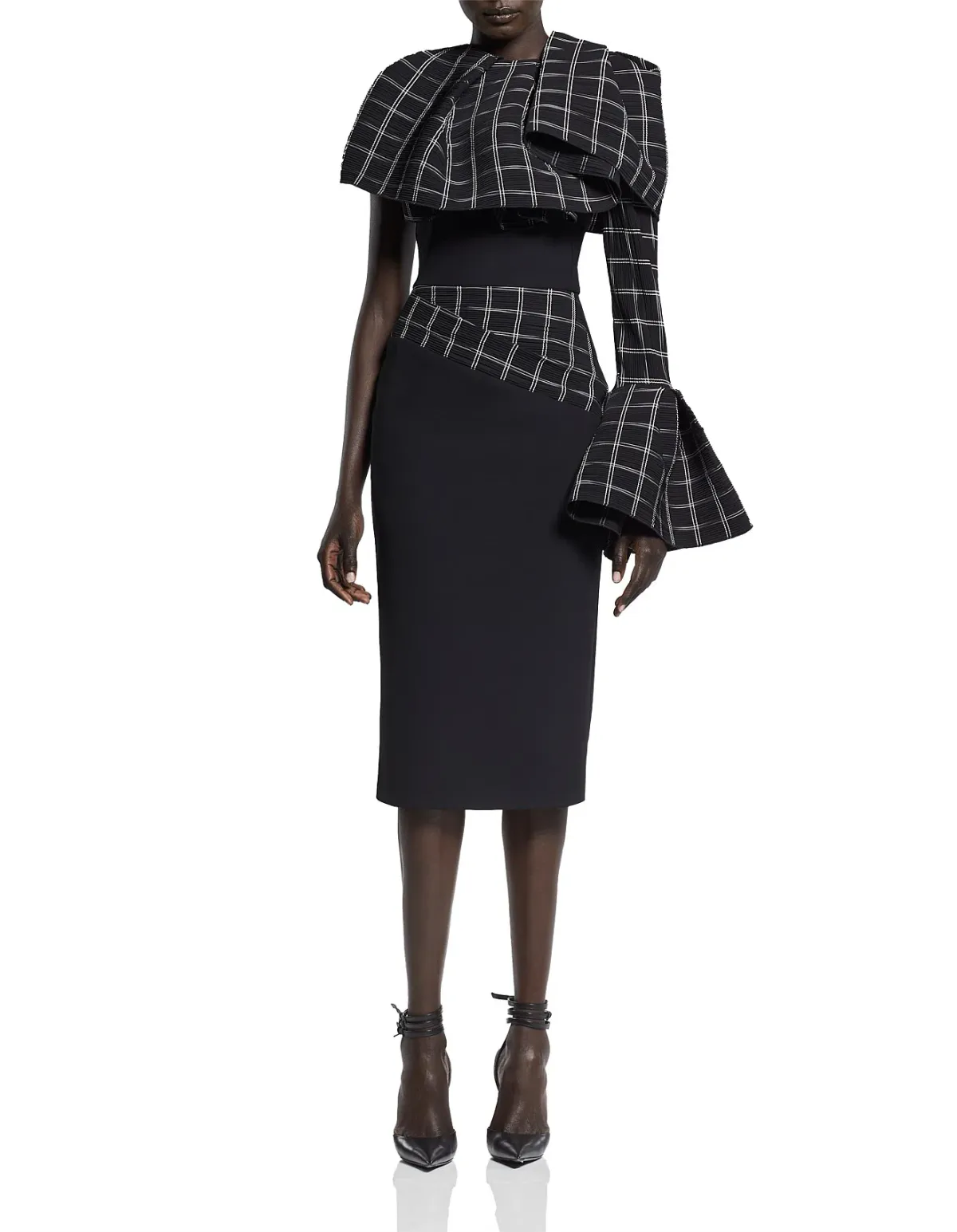 Toni Maticevski Align Dress in Black Size AU 10 for rent on The Volte - main image