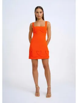 By Johnny Rosita Heart Mini Dress in Fiesta Size AU 12 for rent on The Volte - image 1