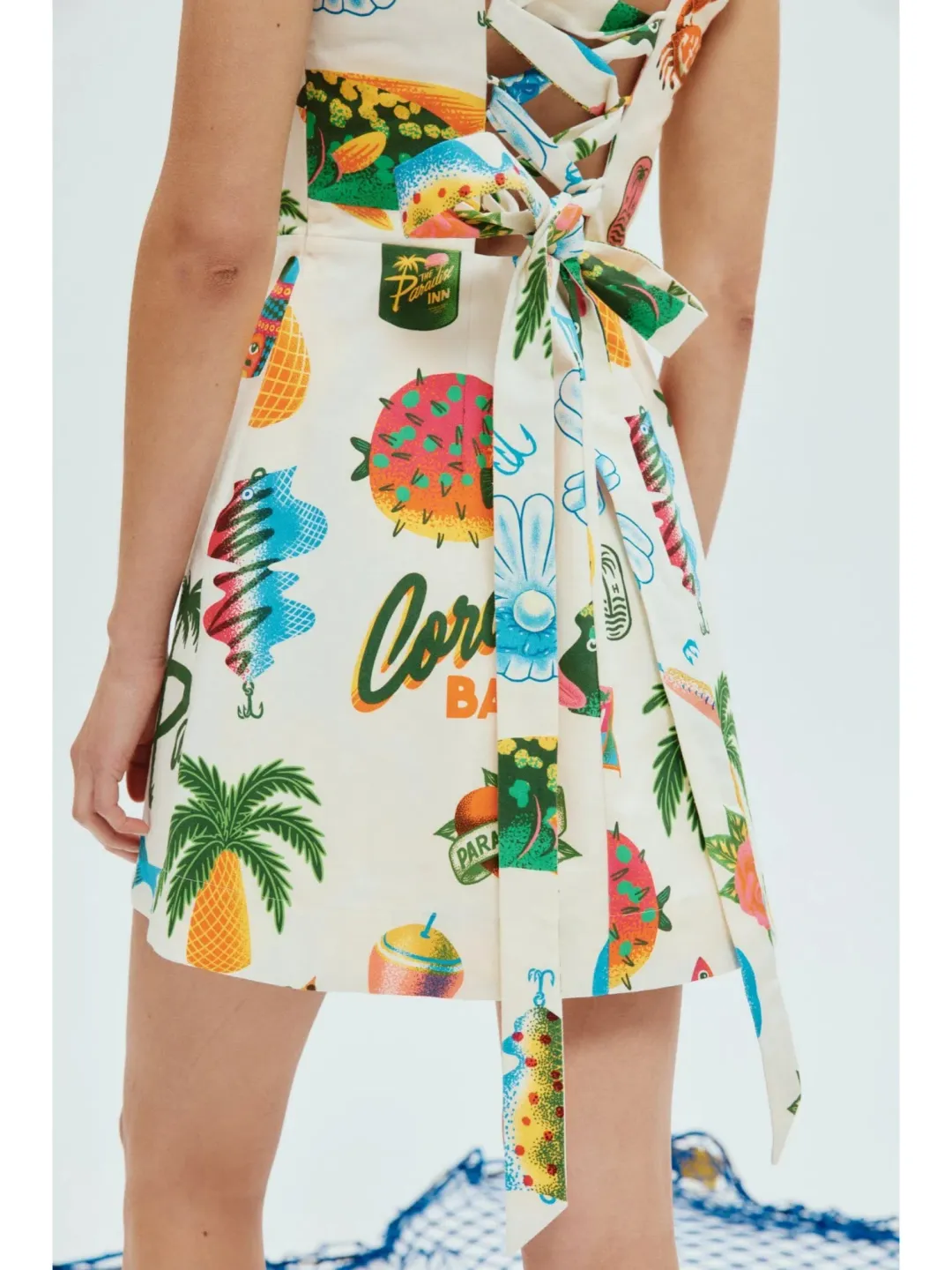 Alemais Samaki Mini Dress in Print Size AU 8 for rent on The Volte - main image