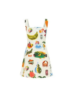 Alemais Samaki Mini Dress in Print Size AU 8 for rent on The Volte - image 4