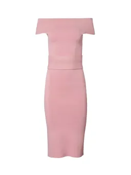 Scanlan Theodore Milano Crepe Knit Dress Pink Size Small / AU 8 for rent on The Volte - image 3