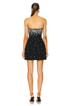 Jonathan Simkhai Arta Mini Dress Black Size US 2 / AU 6 for rent on The Volte - image 4