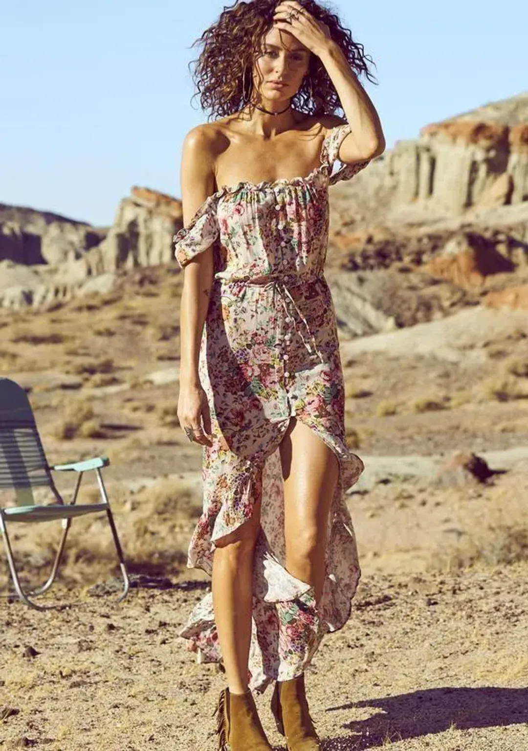 Auguste Willow Day Dress Print Size 6 for rent on The Volte - main image