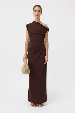 Camilla and Marc Annalise Dress Chocolate Brown Size 12 for rent on The Volte - image 2