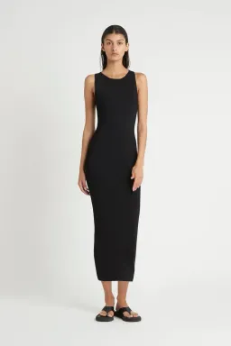 Sir The Label Marcelle Open Back Dress Black Size 1 / AU 8  for rent on The Volte - image 1