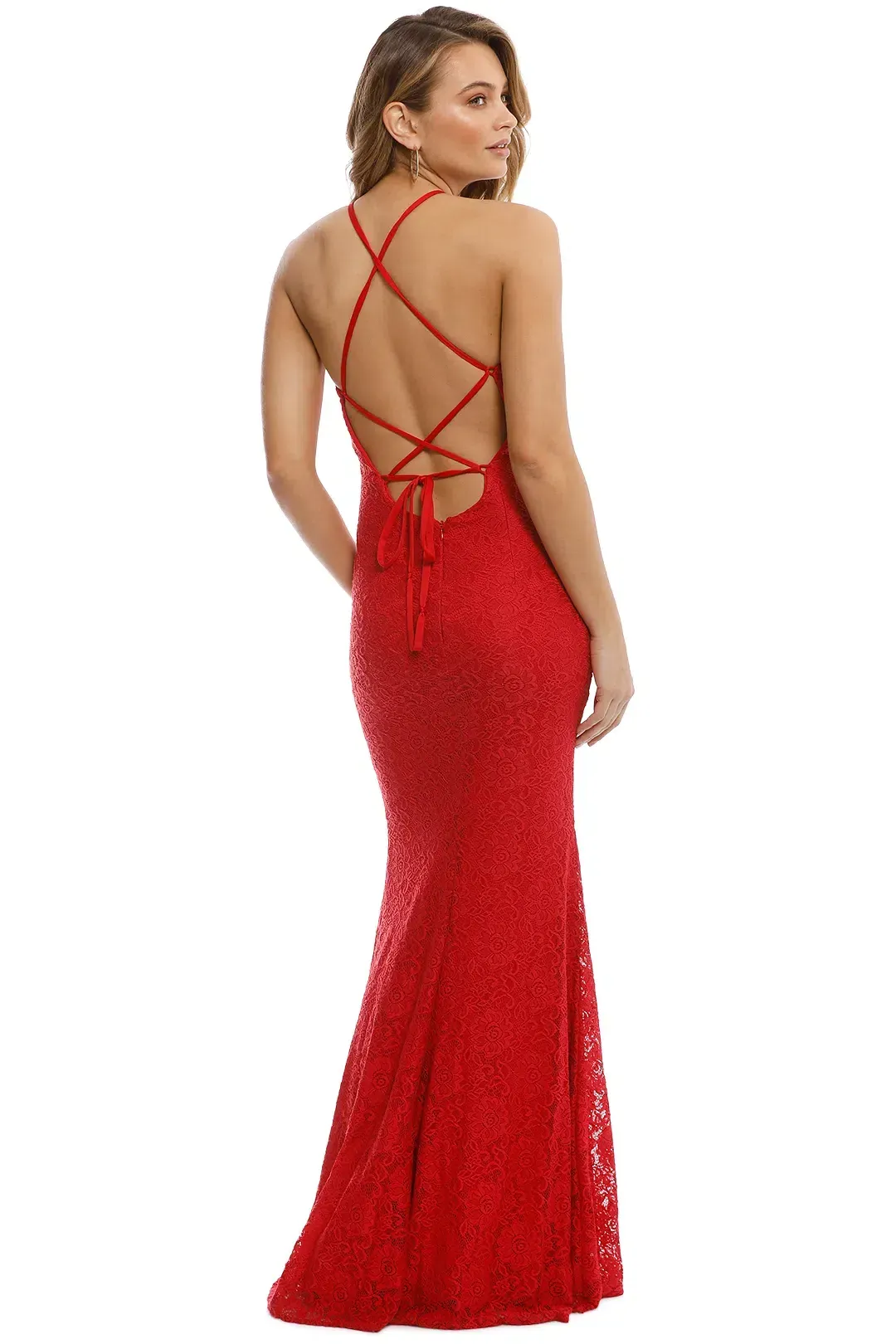 Tania Olsen Sadie Gowng Red Size 18 for rent on The Volte - main image