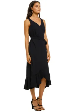Tania Olsen Brit Midi Dress in Navy Size 16 for rent on The Volte - image 2