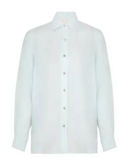 Zimmermann Natura Oversized Shirt in Size 0P / AU 6 and Short in Size 1 / AU 10 Set Mint  for rent on The Volte - image 4