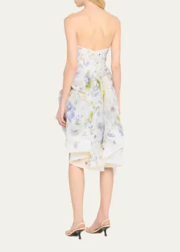 Zimmermann Natura Draped Mini Blue Floral Size 1 / AU 10  for rent on The Volte - image 2
