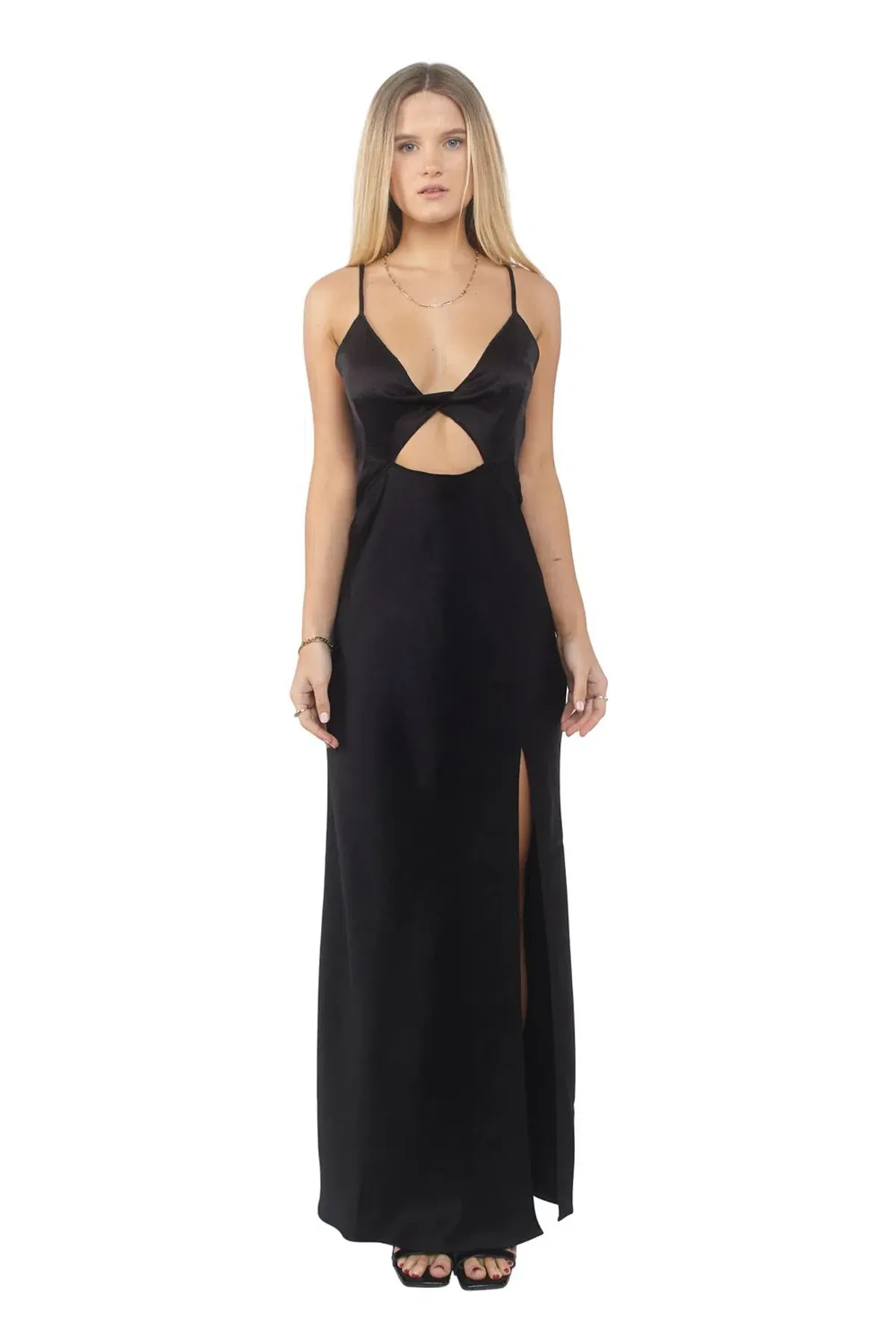 Bec & Bridge Hazel Maxi Dress in Black Size 8 for rent on The Volte - main image